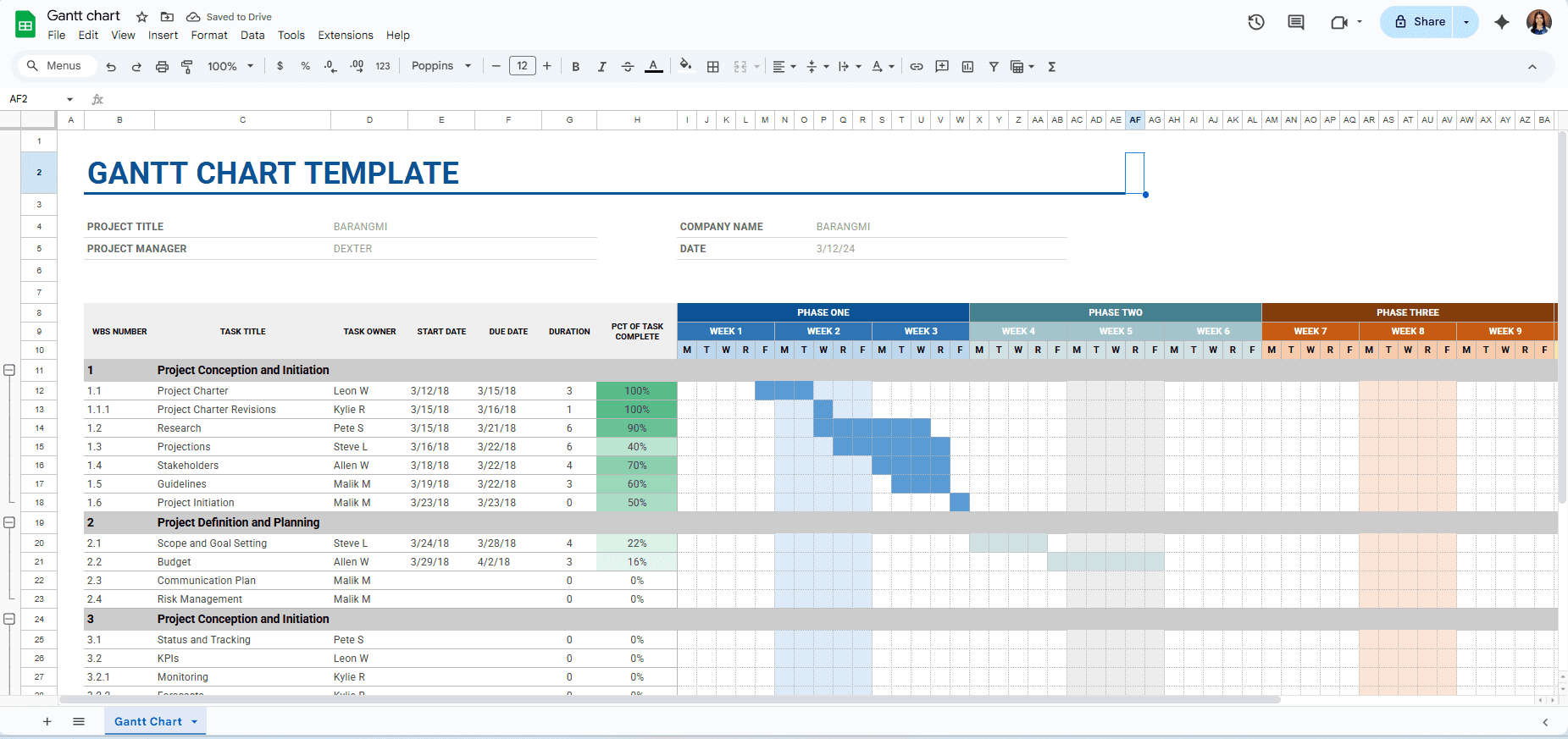 Advanced Calendar Management