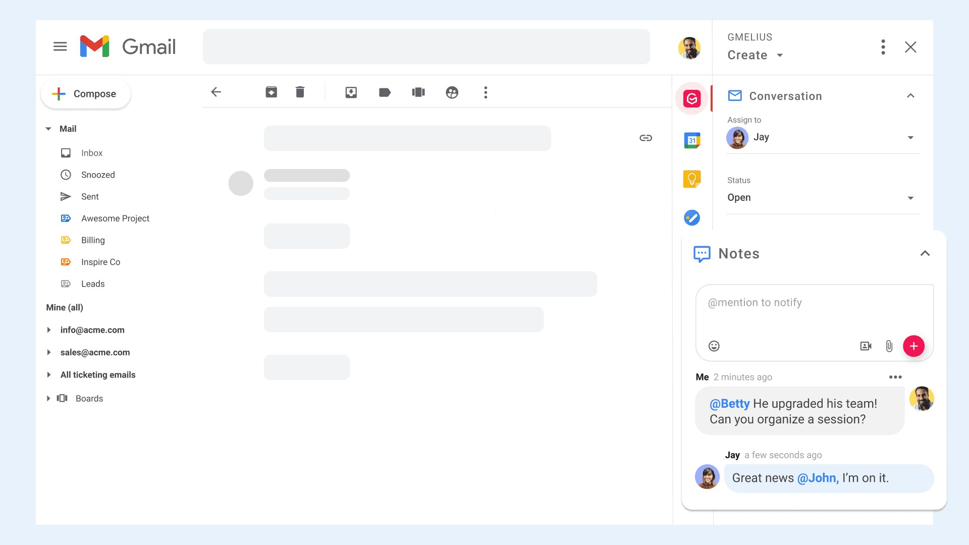 Inbox Management System